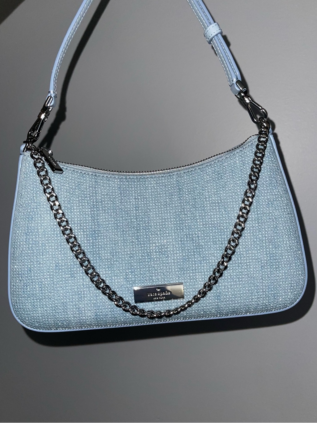 Kate Spade Margot Studded Denim Convertible Crossbody